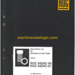 Atlas Copco ROC 642HC-00, ROC 642HC-01 Drilling Rig Parts Catalog