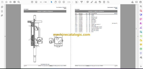 Atlas Copco DMH2 Blast Hole Drill Parts Catalog - Image 2