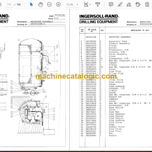 Atlas Copco DM40SP Rotary Blast Hole Rigs Parts Catalog