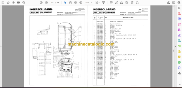 Atlas Copco DM40SP Rotary Blast Hole Rigs Parts Catalog - Image 2