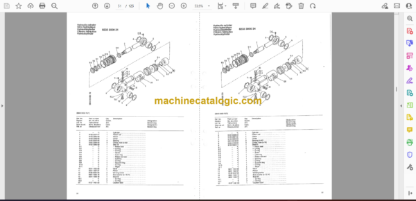 Atlas Copco ROC 442PC-00 Pneumatic Crawler Drill Parts Catalog - Image 2