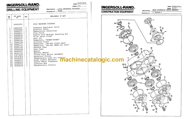 Atlas Copco DM40SP Rotary Blast Hole Rigs Parts Catalog - Image 3