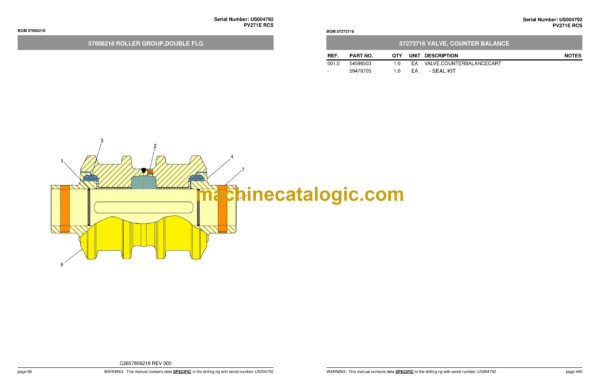 Atlas Copco PV271E RCS Pit Viper Parts Catalog - Image 3