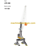 Liebherr LPS 280 Portal Slewing Crane Additional Devices Manual (141139)