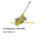 Atlas Copco Christensen 140, 140C Parts Catalog