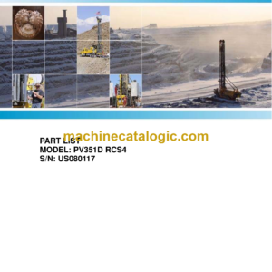 Atlas Copco PV351D RCS4 Pit Viper Parts Catalog