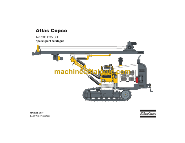 Atlas Copco AirROC D35 Drill Rig Parts Catalog