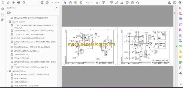 Atlas Copco Boomer L2D Diagrams and Drawings Manual - Image 2