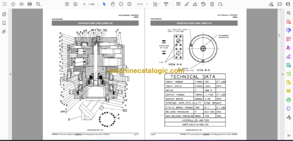 Atlas Copco DMM3 Blasthole Drills Rig Parts Catalog - Image 2