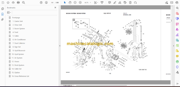 Atlas Copco ROC F9-11 TH Drilling Rig Parts Catalog - Image 4