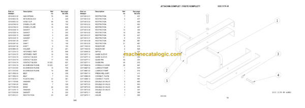 Atlas Copco ROC F9-11 TH Drilling Rig Parts Catalog - Image 3