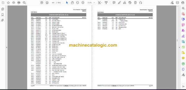 Atlas Copco DMH2E Blast Hole Drill Parts Catalog - Image 2