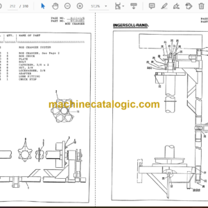 Atlas Copco DM50E Rotary Blast Hole Rigs Parts Catalog