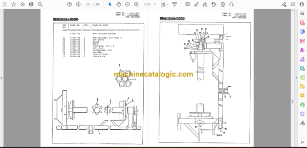 Atlas Copco DM50E Rotary Blast Hole Rigs Parts Catalog - Image 2