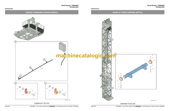 Atlas Copco PV316D RCS Pit Viper Parts Catalog - Image 4
