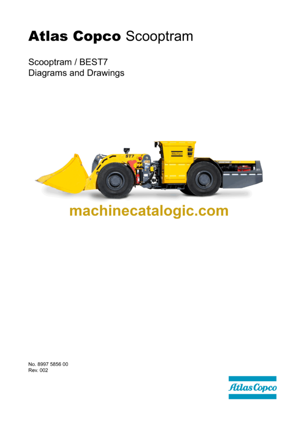 Atlas Copco Scooptram BEST7 Diagrams and Drawings Manual