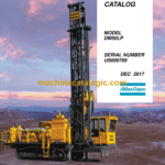 Atlas Copco DM50LP Rotary Blast Hole Rigs Parts Catalog