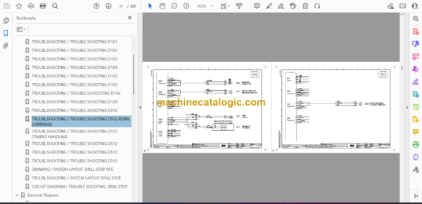 Atlas Copco Boltec M C EH-DH Diagrams and Drawings Manual - Image 3