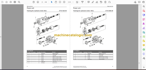 Atlas Copco Diamec U8 PHC, B20 Special Parts Catalog - Image 2