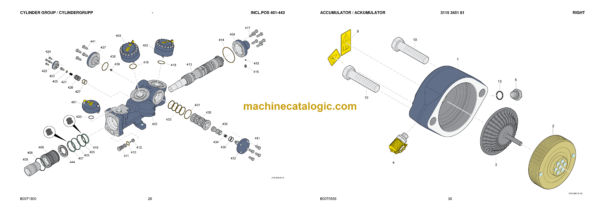 Atlas Copco COP 3060ME Hydraulic Rock Drill Parts Catalog - Image 3