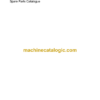 Atlas Copco D7-01 RRC Rock Drill Parts Catalog