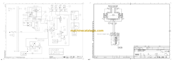 Atlas Copco Simba M3C ITH Diagrams and Drawings Manual - Image 3