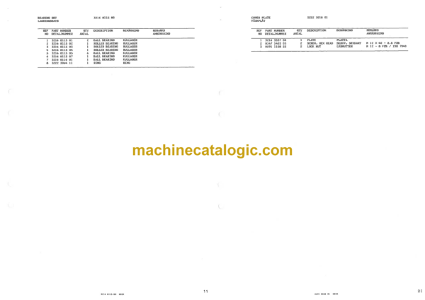 Atlas Copco ROC 542HC-01 Drilling Rig Parts Catalog - Image 4