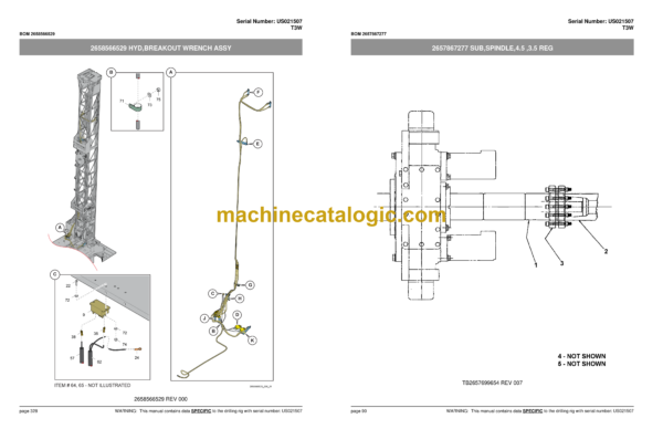 Atlas Copco T3W Water Well Drill Parts Catalog - Image 3