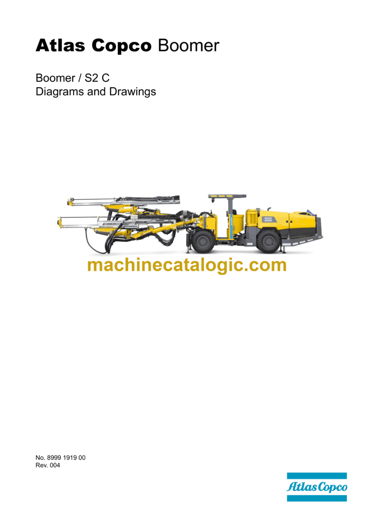 Atlas Copco Boomer S2C Diagrams and Drawings Manual