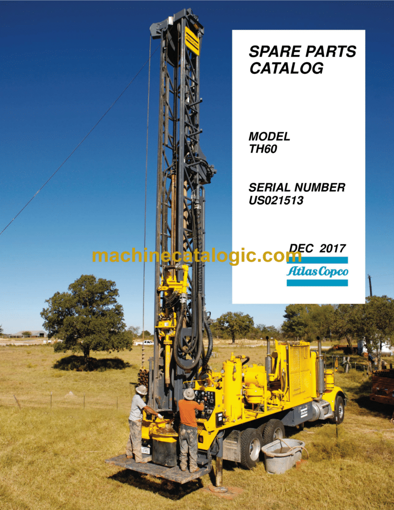 Atlas Copco TH60 Water Well Drills Parts Catalog