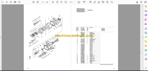 Atlas Copco ROC 830HC Drilling Rig Parts Catalog - Image 2