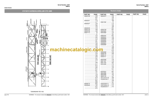 Atlas Copco DMHE Blast Hole Drill Parts Catalog - Image 3