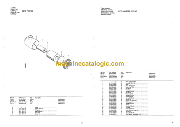 Atlas Copco ROC 830HC Drilling Rig Parts Catalog - Image 4
