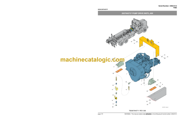 Atlas Copco TH60 Water Well Drills Parts Catalog - Image 4