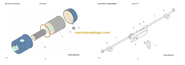 Atlas Copco ROC F6 DTH Drilling Rig Parts Catalog - Image 3