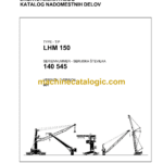 Liebherr LHM 150 Mobile Harbour Crane Ersatzteilkatalog (DE-SL)