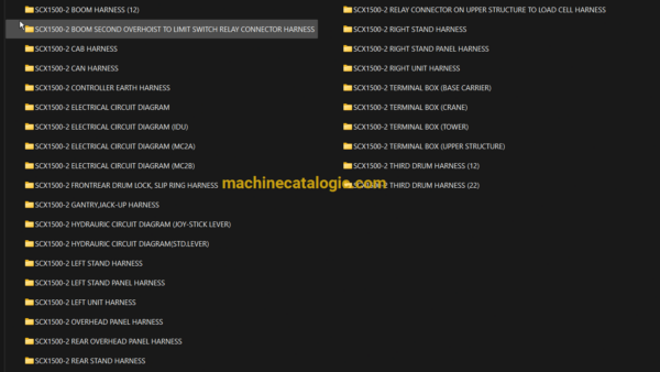 Hitachi Sumitomo SCX1200-2, SCX1500-2 Full Manual (Technical, Workshop, Diagrams Manual) - Image 3