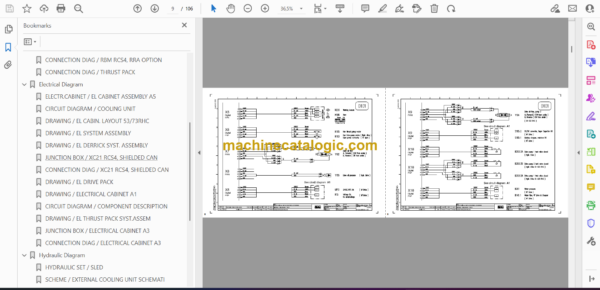 Atlas Copco Robbins 73RH Diagrams and Drawings Manual - Image 2