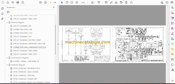 Atlas Copco Boomer S1L Diagrams and Drawings Manual - Image 2