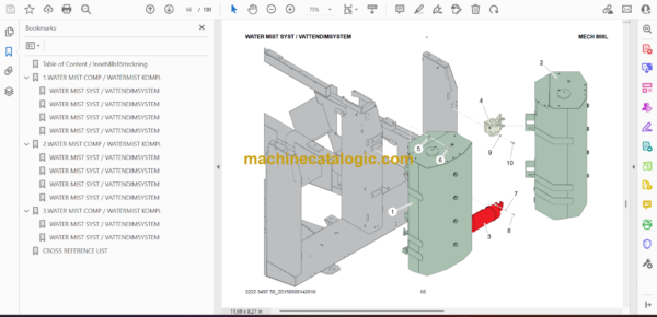Atlas Copco FlexiROC Component Set Parts Catalog - Image 2
