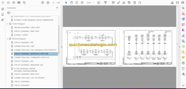 Atlas Copco Boomer S1 D-DH Diagrams and Drawings Manual - Image 2
