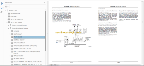 Hitachi Sumitomo SCX2800-2 Technical and Workshop Manual - Image 2