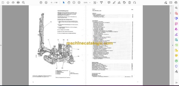 Atlas Copco ROC 742HC-00, ROC 742HC-01, ROC 742HC-02 Drilling Rig Parts Catalog - Image 2