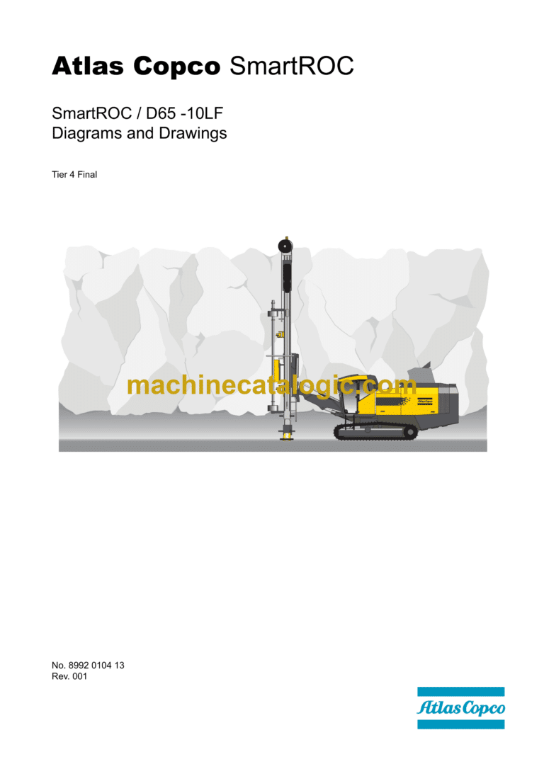 Atlas Copco SmartROC D65-10LF Tier 4 Final Diagrams and Drawings Manual