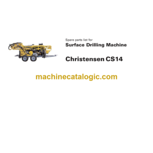 Atlas Copco Christensen CS14 Parts Catalog