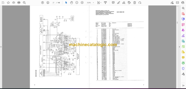 Atlas Copco ROC 942HP Drilling Rig Parts Catalog - Image 2