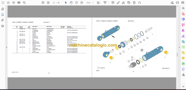 Atlas Copco New Cylinders Type Parts Catalog - Image 2