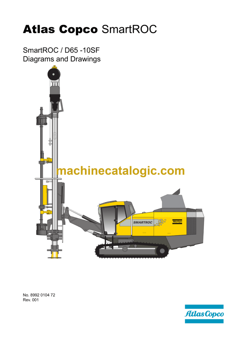 Atlas Copco SmartROC D65-10SF Diagrams and Drawings Manual