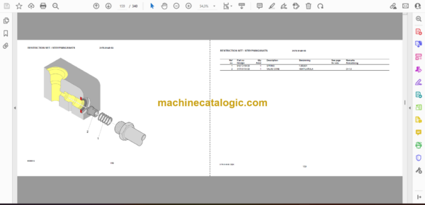 Atlas Copco AirROC D55 Drill Rig Parts Catalog - Image 2