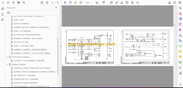 Atlas Copco Scooptram EST1030 Diagrams and Drawings Manual - Image 2